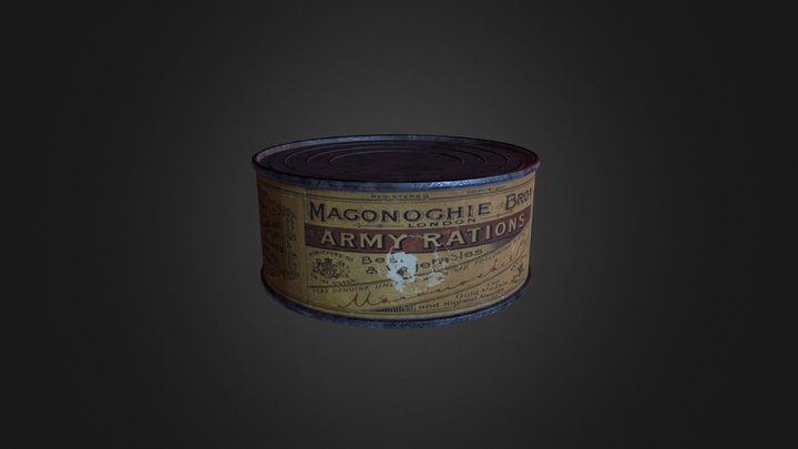 Ration Can 3D Model