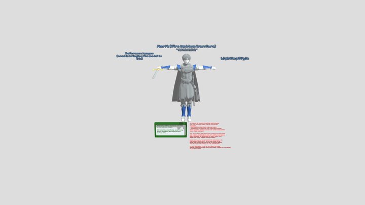 _model_download__fire_emblem_warriors_marth_by_s 3D Model