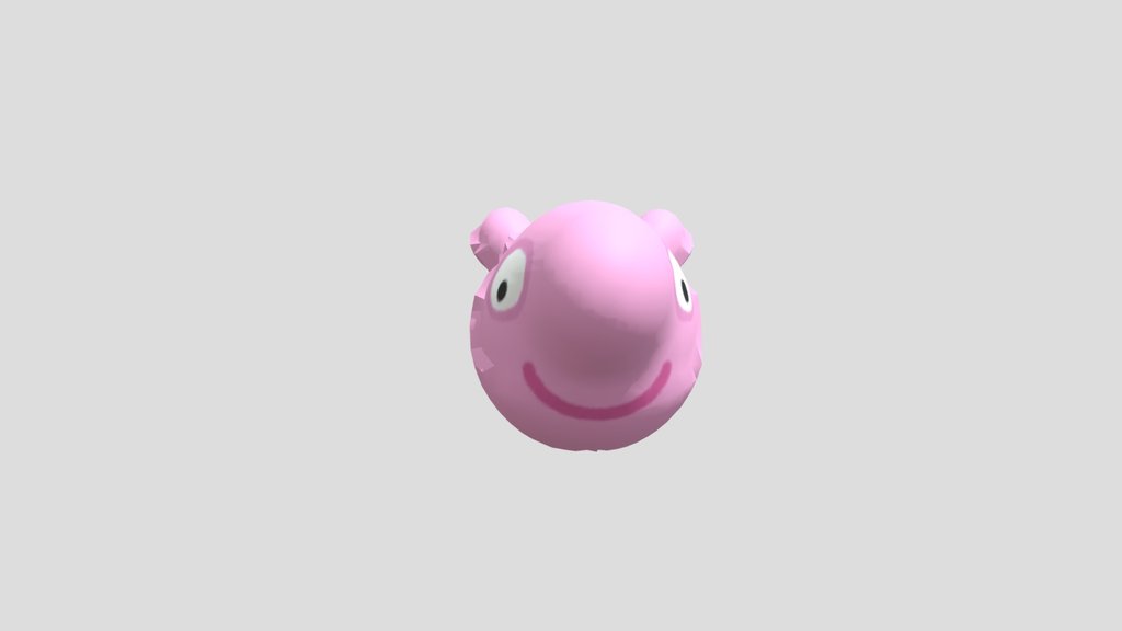 Lol Peppa Head for the piggy fangame im making