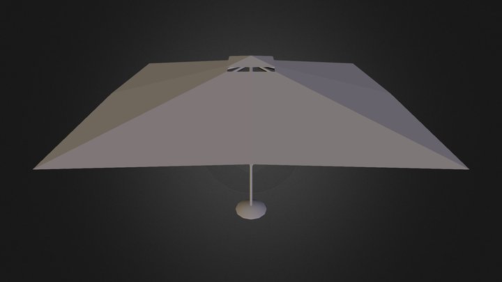 parasol horeca WIP 3D Model