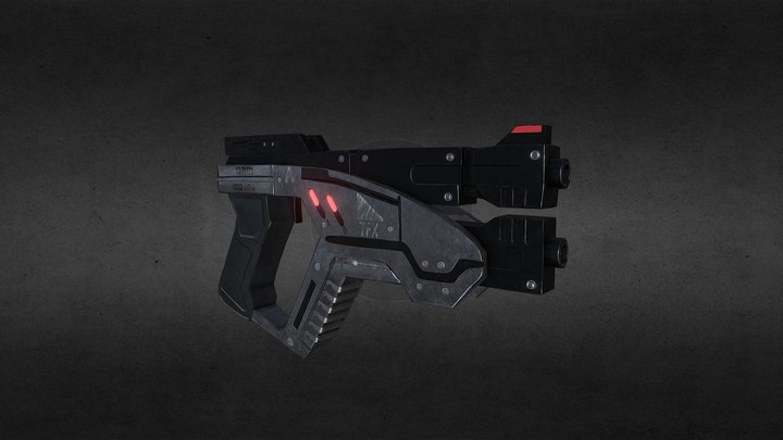 Mass Effect M3-Predator Pistol 3D Model