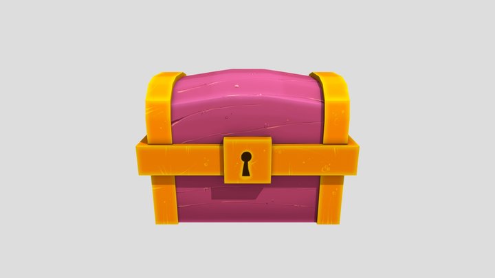 Treasure Chest 3D Model