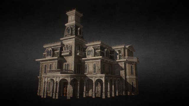 Gray Towers 3D Model