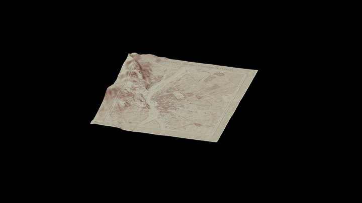 3D Map of the City of Budapest 3D Model
