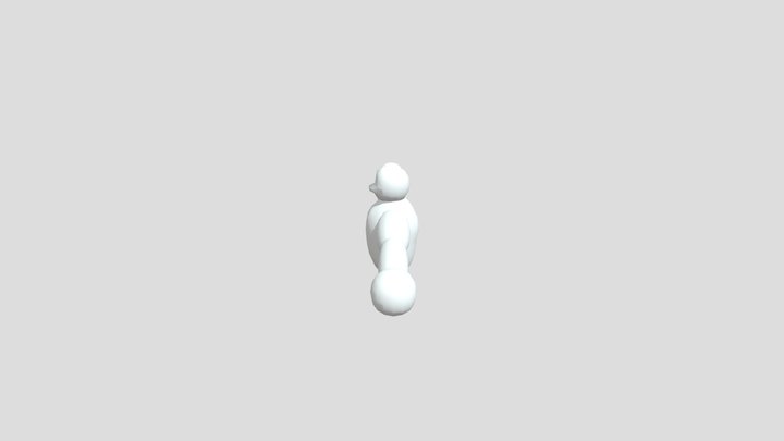 Monke Not Rigged 3D Model