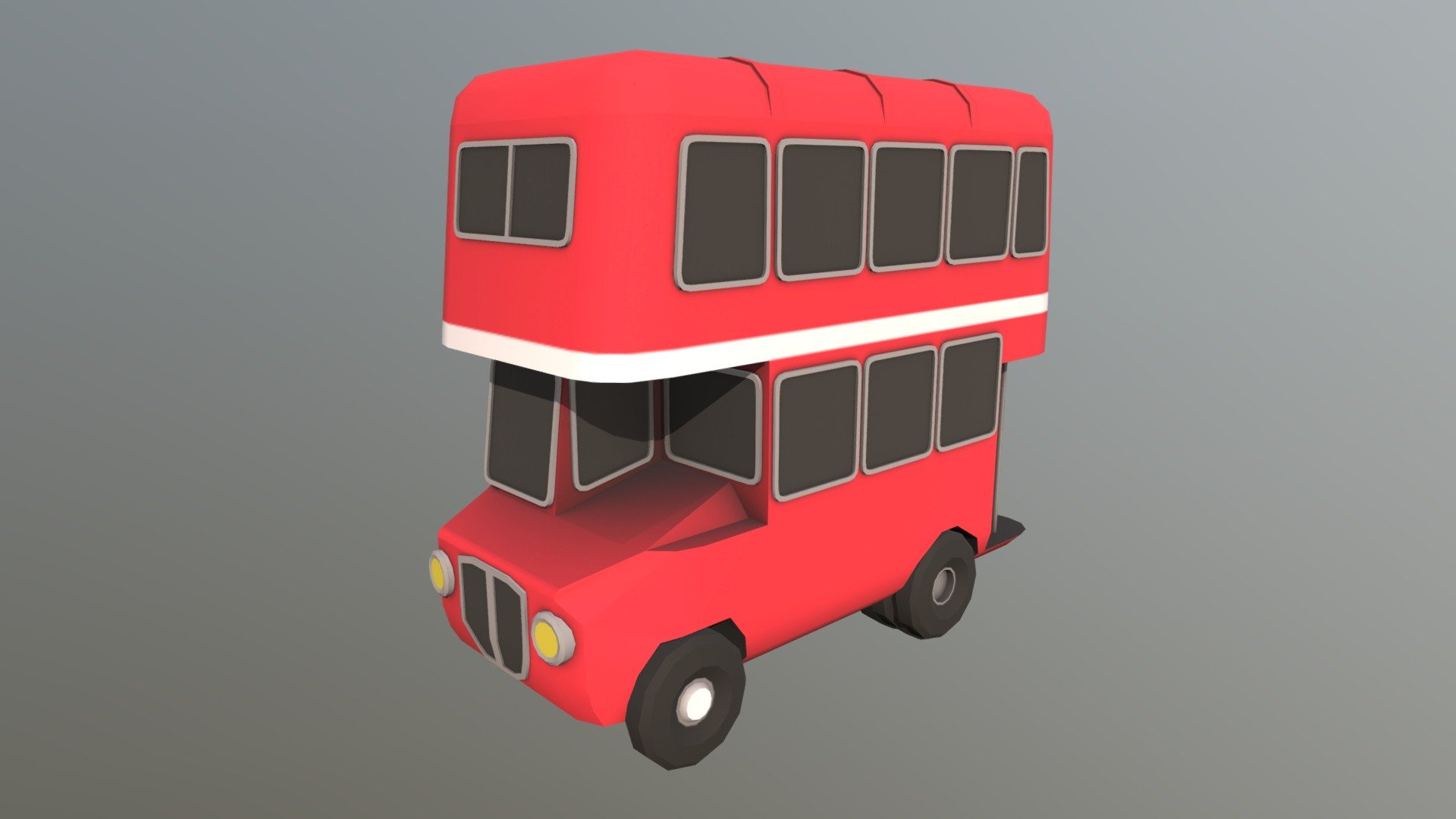 Double Decker Bus Download Free 3D Model By Scailman 2f2a6a6 