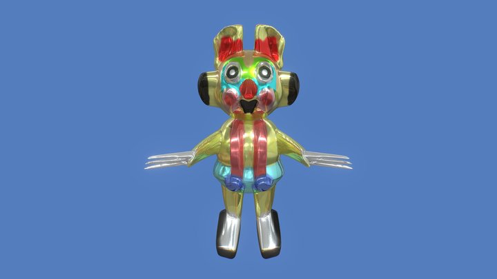 My robot girl 3D Model