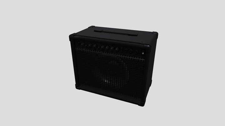 Guitar Amp 3D Model