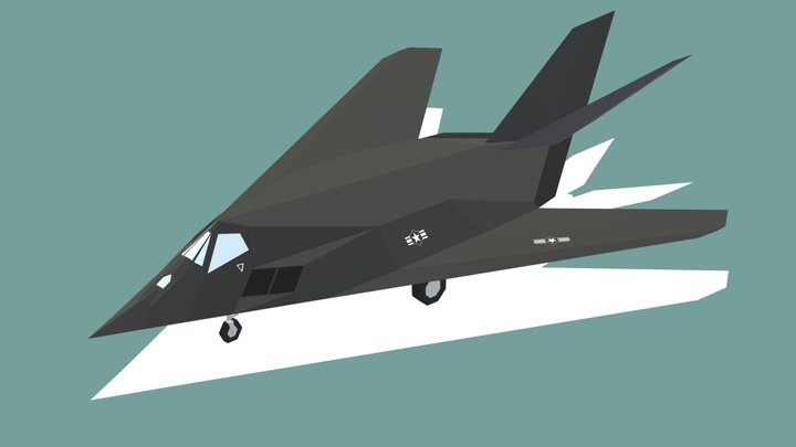 Lockheed F-117 Nighthawk 3D Model