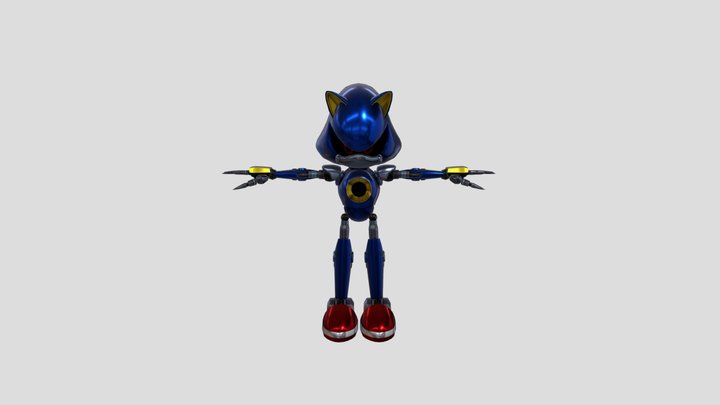 Metal Sonic from Sonic Boom 3D Model