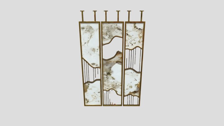 Abstract Elegance Divider 3D Model