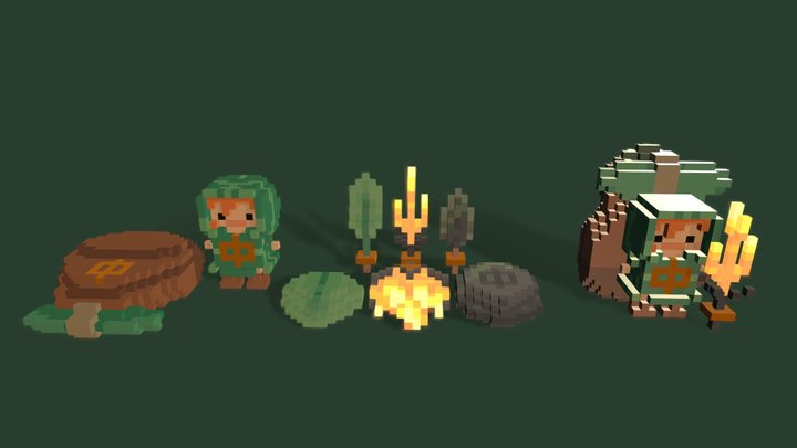 Hero's Essentials 3D Model