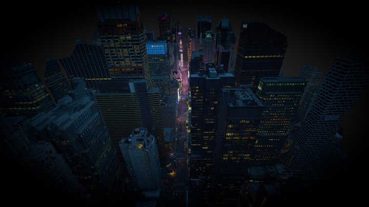 3D model test from Above NYC - Filmed in 12K