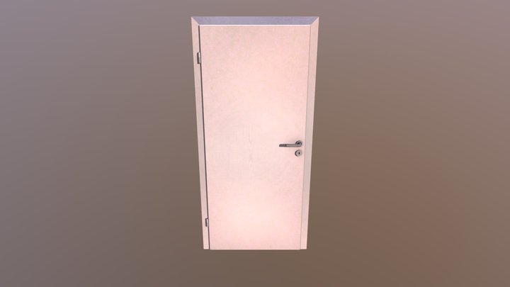 Door with frame 3D Model