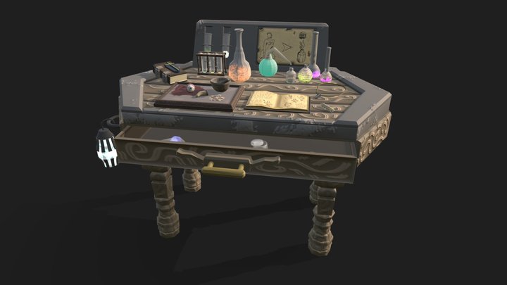 Desk Project 3D Model