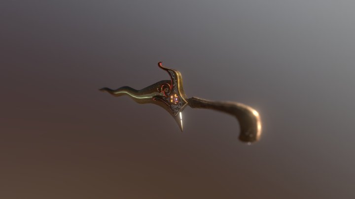 Old Keris Skull 3D Model