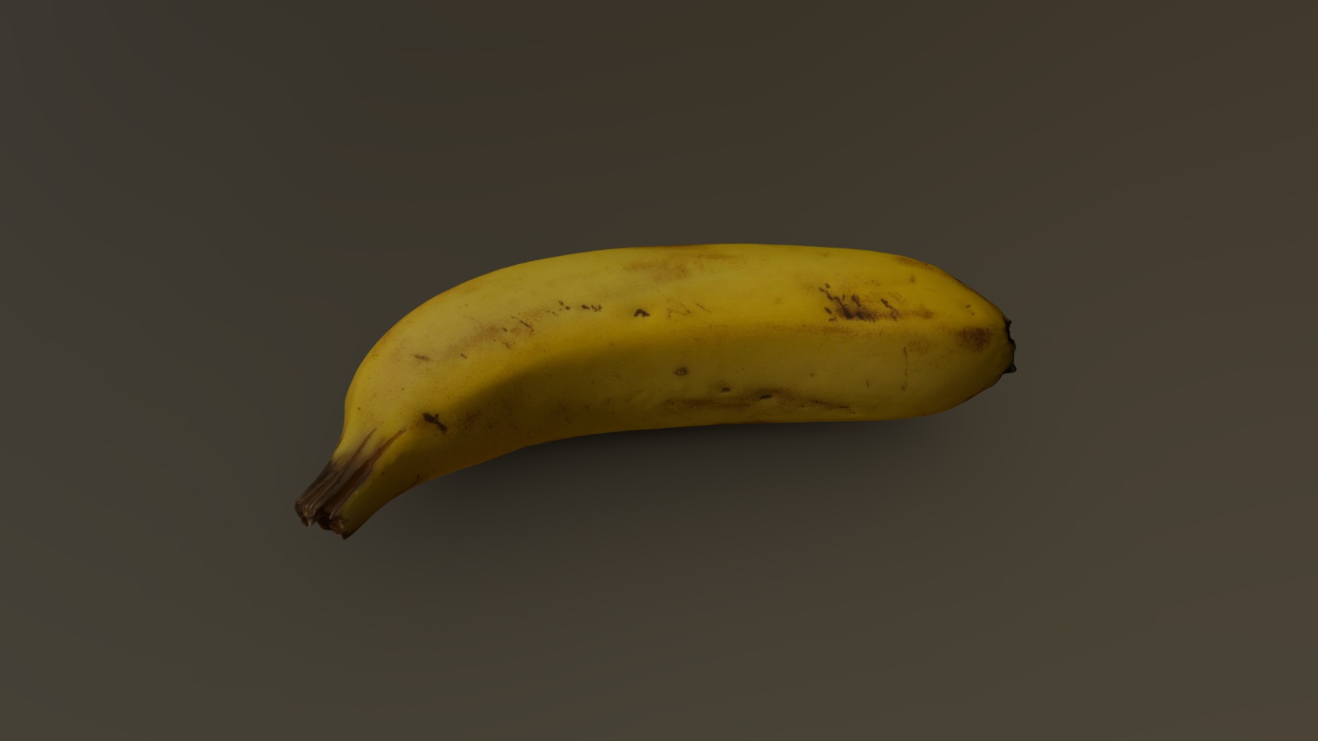 3D model Banana 03 - This is a 3D model of the Banana 03. The 3D model is about a banana with a black background.