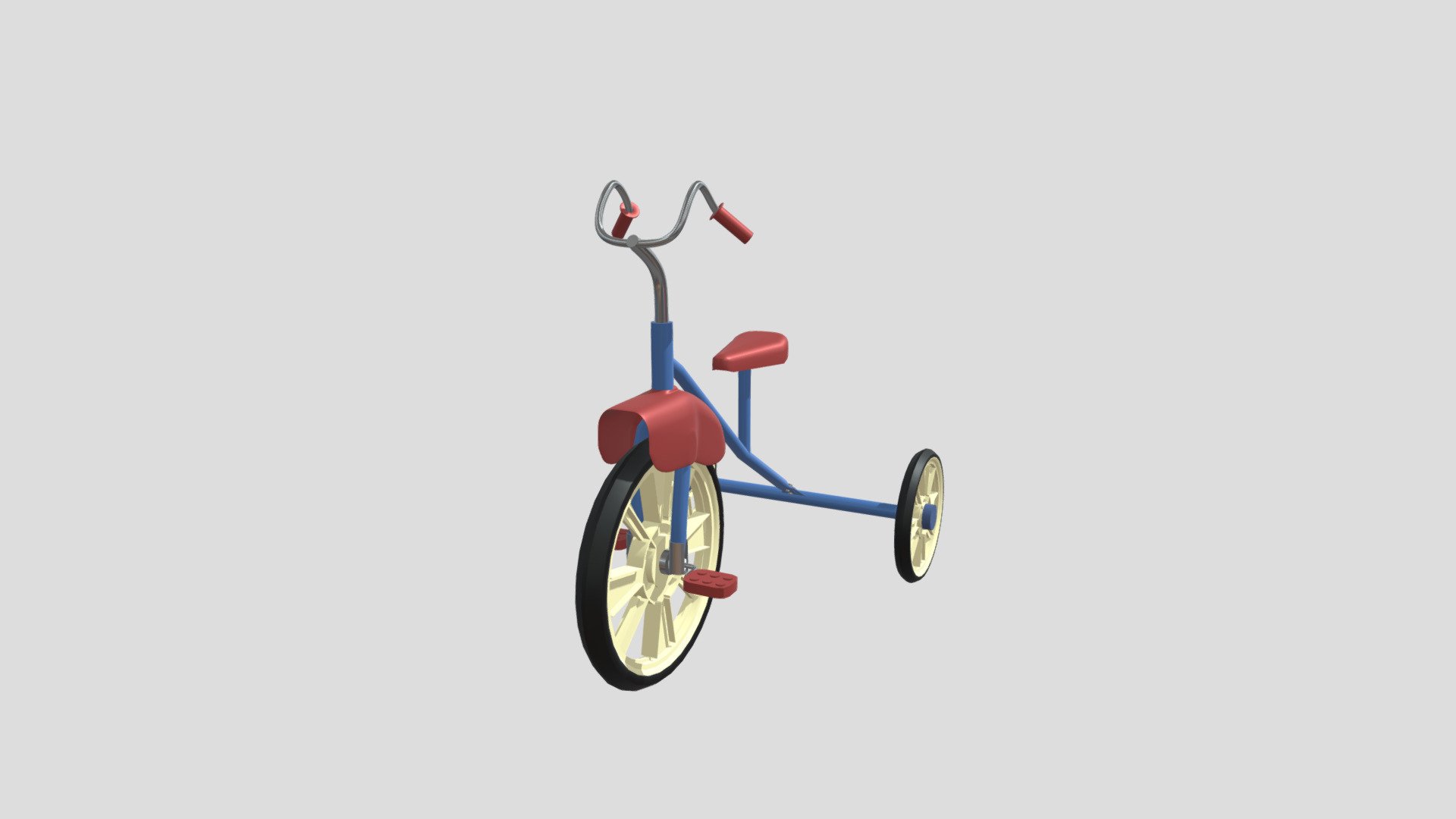 children's bike - Download Free 3D model by prostoi1997 [2f32407