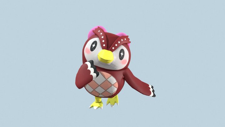 Celeste - Animal Crossing New Horizons 3D Model