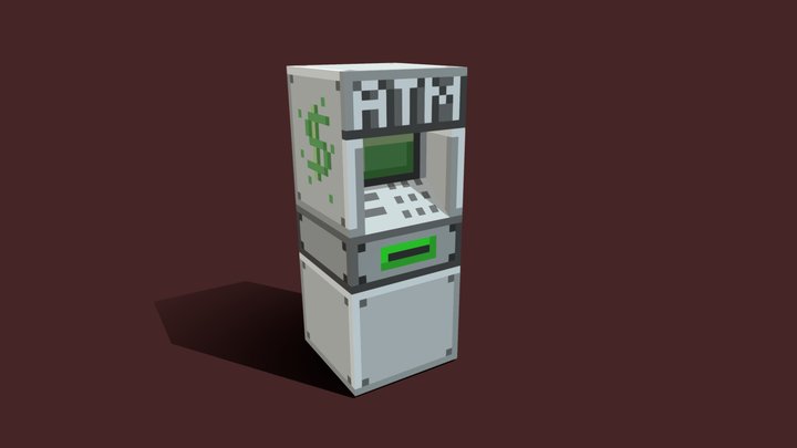 Minecraft ATM 3D Model