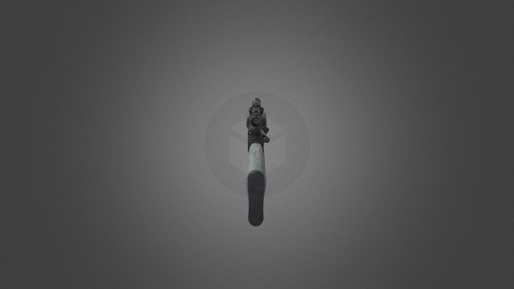 M4 "Pixel City camouflage" 3D Model