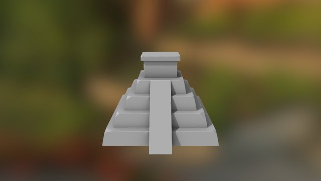 Aztec Pyramid Test 3D Model