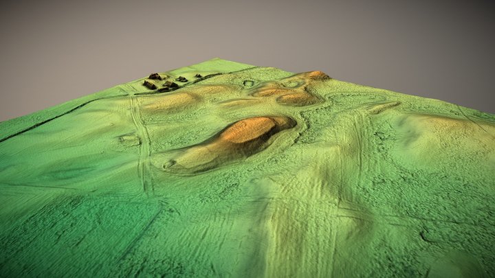 Dryžių piliakalnis (Lithuania) – Gratis 3D-model STL