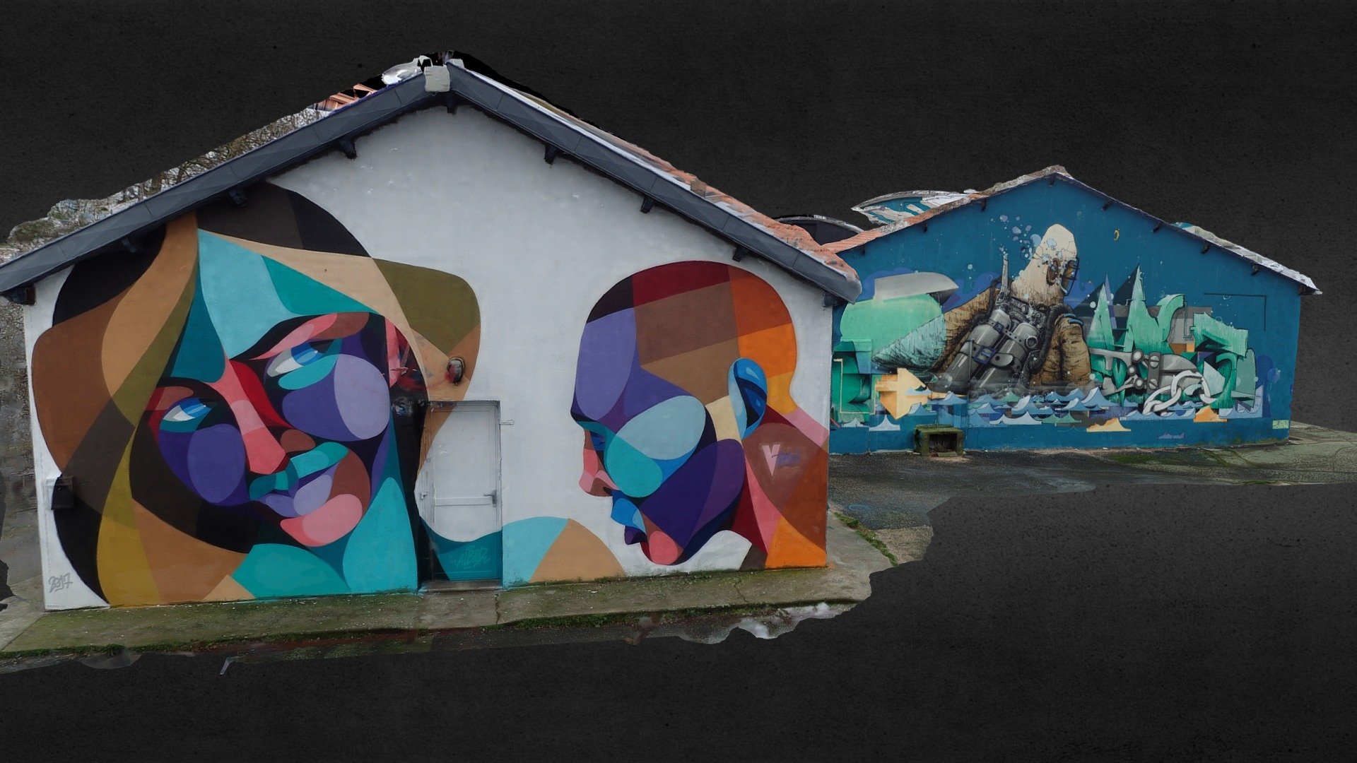 Street art - "City Dawn", Nantes (44)