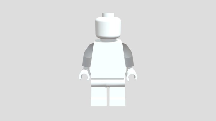 LEGO Base Minifigure 3D Model