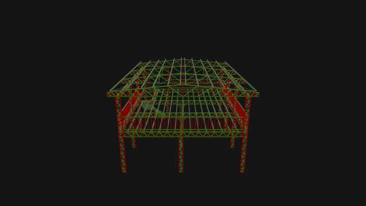 ESTRUTURA METALICA 3D Model