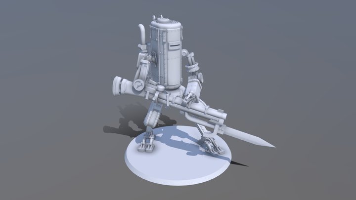 Iron Harvest Smialy Mech 3D Model