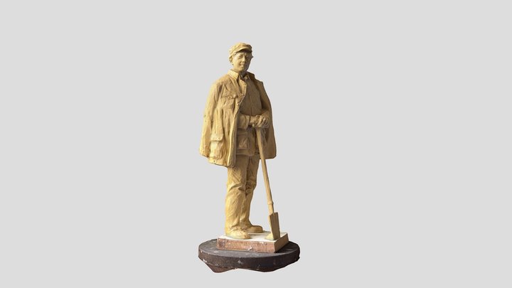 毛泽东泥塑 3D Model