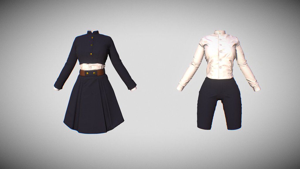 Coat, Shirt, Skirt, and Pants of Nobara