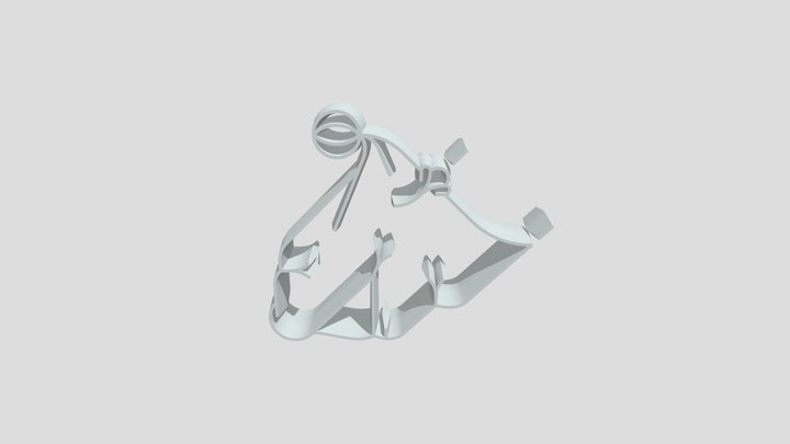 INX SIGN ROTATE 3D Model