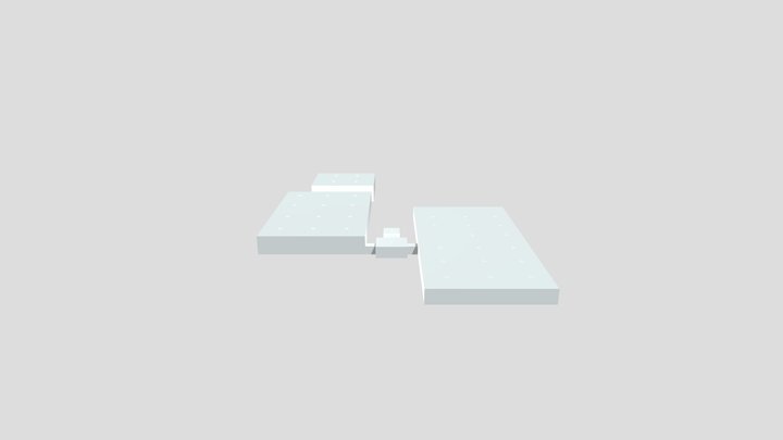 fun monke horror lobby wooden buliding 3D Model