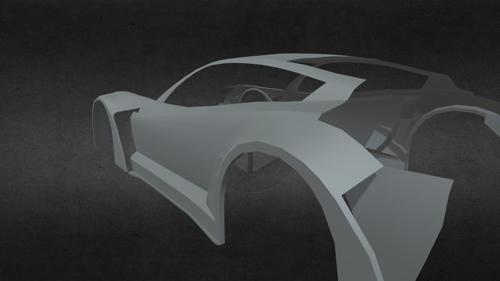 Calloway Vette Progress 3D Model
