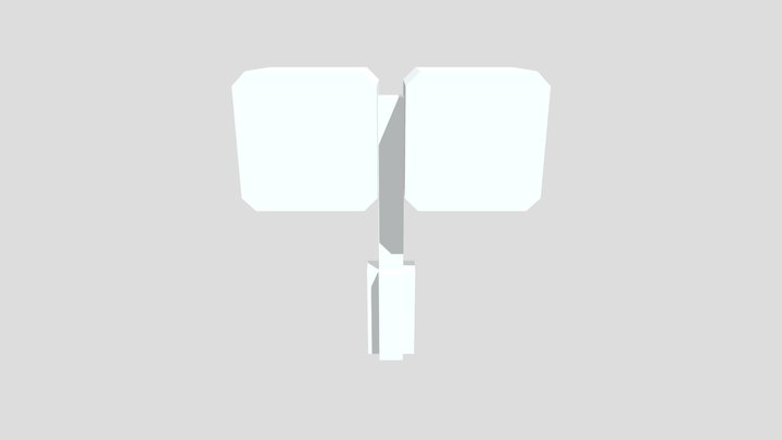 Hammer (No Texture) 3D Model