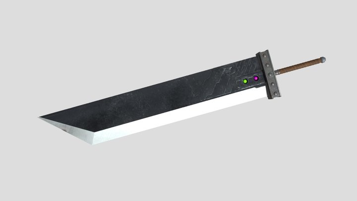 Buster Sword From FFVII Remake - Fan Art 3D Model