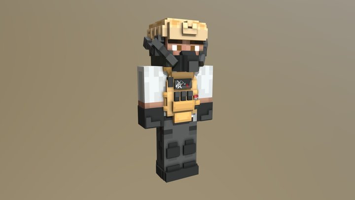 Forward Observations group soldier 3D Model