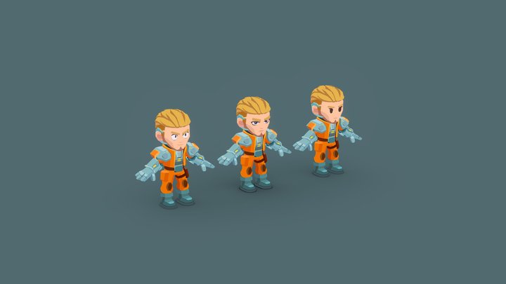 CHAR 1 3D Model