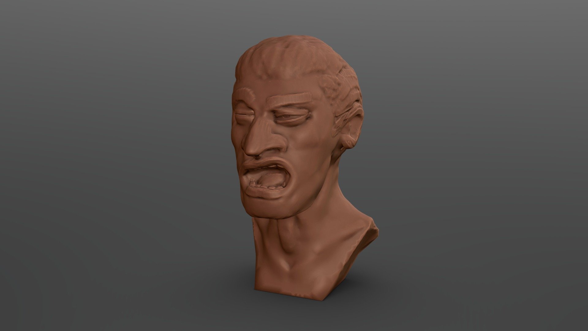 SculptJanuary2021 - Day 22 - Morning Face
