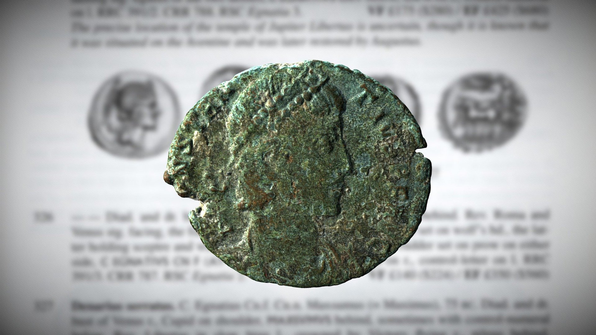 Late Roman Bronze Coin Download Free 3D model by Frank McMains (frankmcmains) [2f3c9cd
