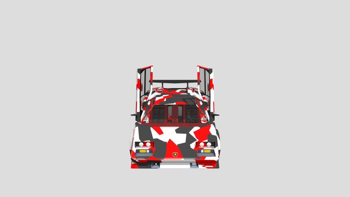 lamborghini countach 5000 3D Model