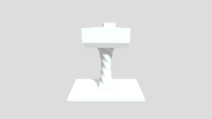 Book Holder Stand 3D Model