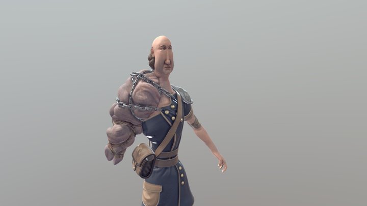 Mad Scientist 3D Model