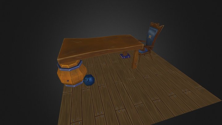 Pirate Environment 3D Model