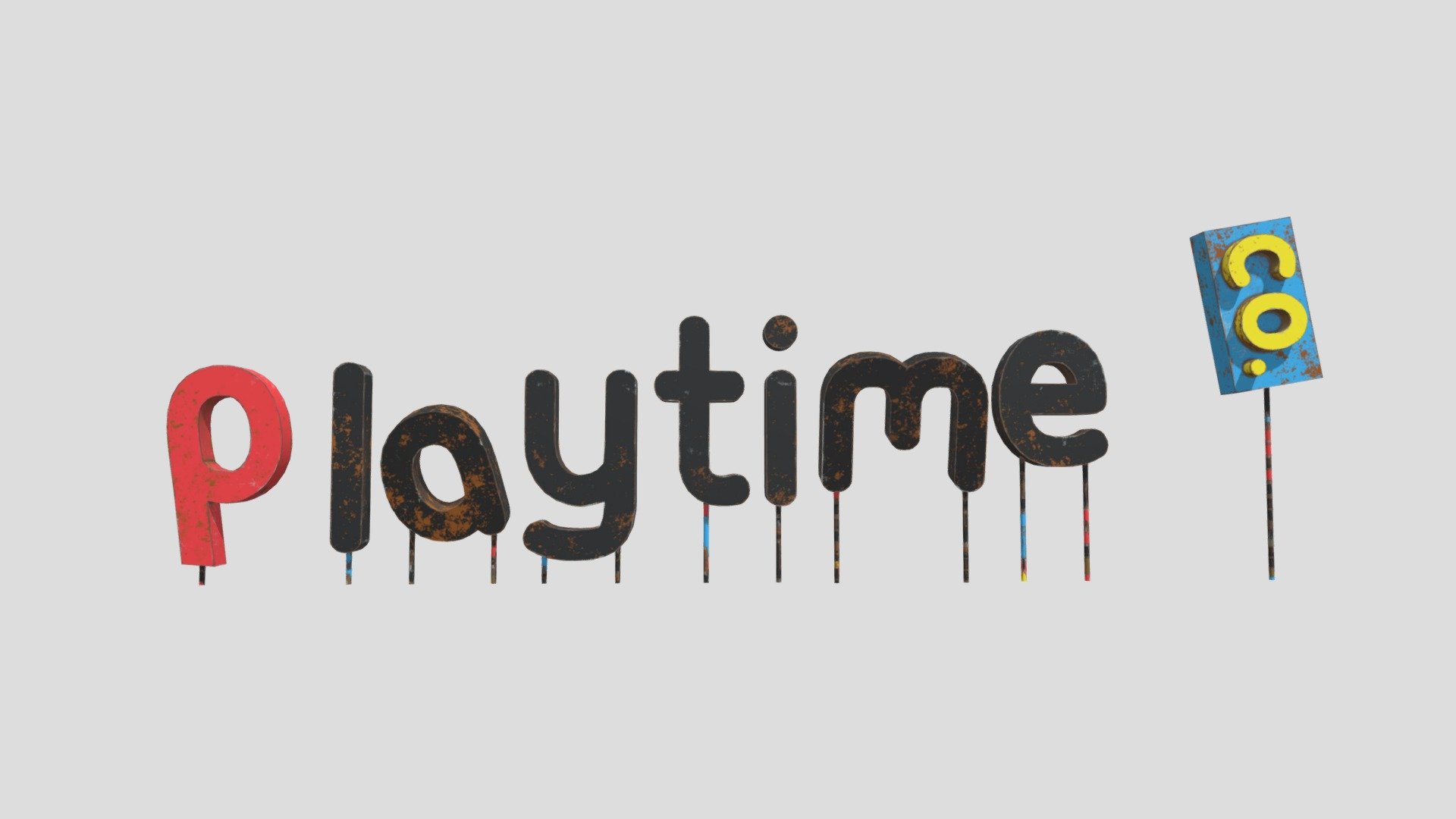 Playtime co. Logo - Download Free 3D model by bpotar13 (@bpotar13) [48d9f83]