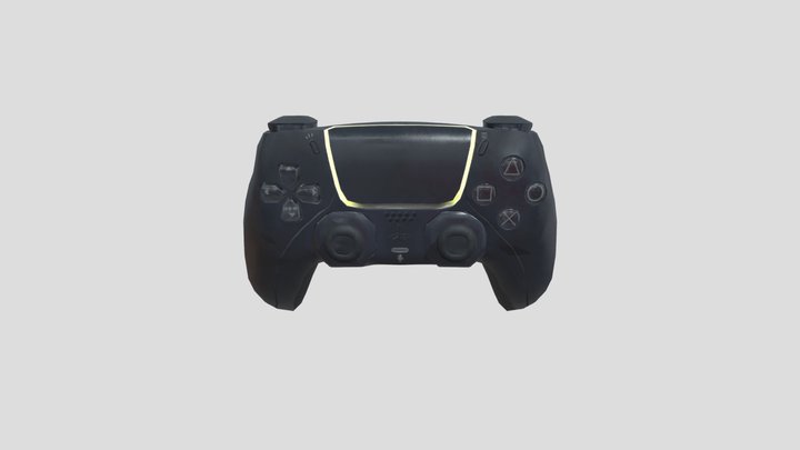 Playstation 5 controller 3D Model