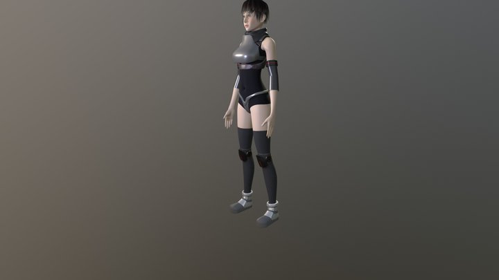 female character (Ratalia) 3D Model