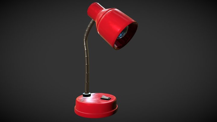 Lampe de bureau 3D Model